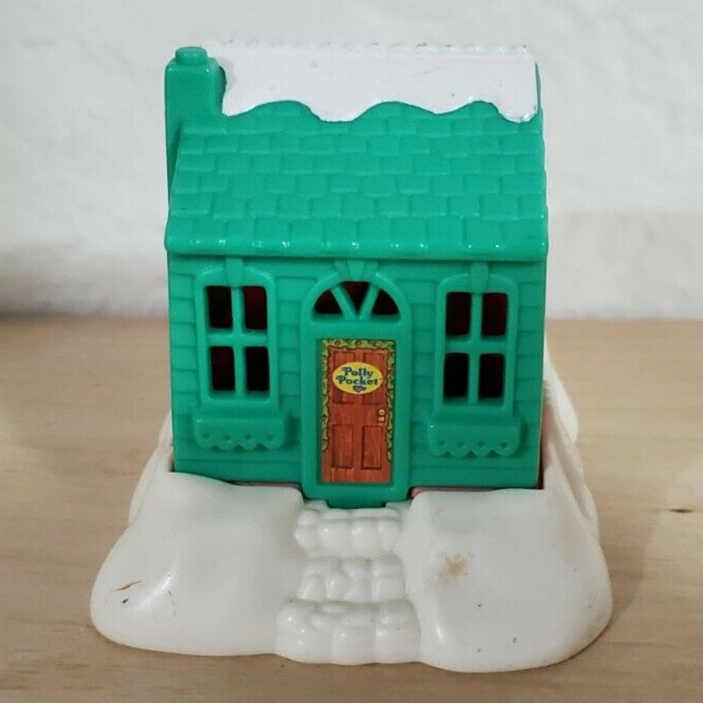 Polly Pocket McDonalds Toy Winter Christmas Home Vintage 1990s - Picture 1 of 4